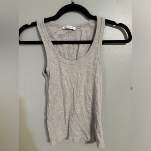 grey zara tank
